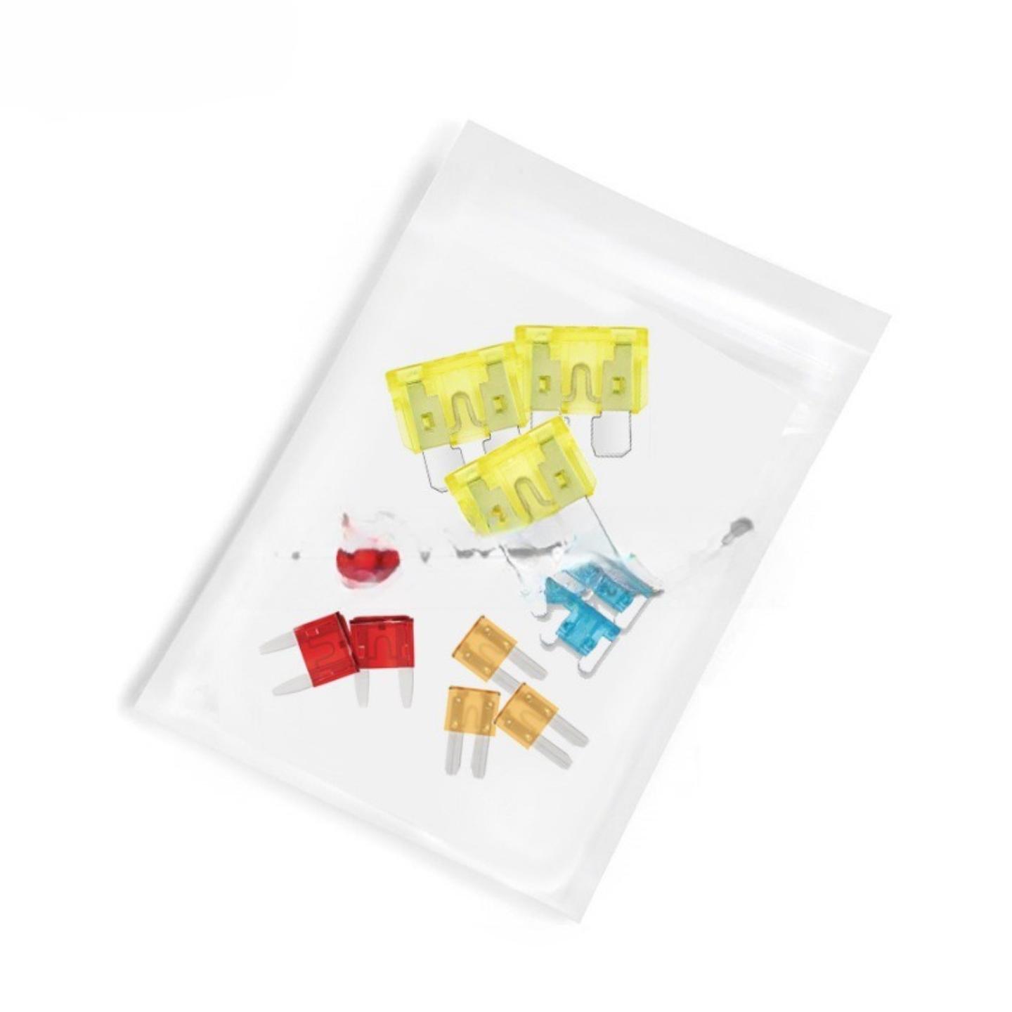 汽车保险丝套装5A长脚M210A小号15A中号20A混合装