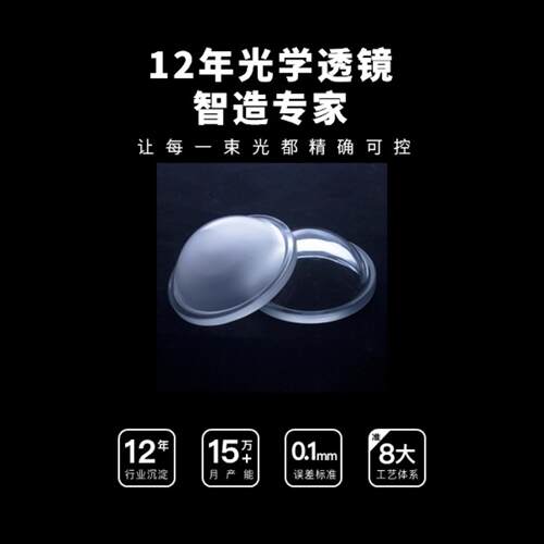 LED光学植物生长灯透镜 红光/蓝光波段优化 可设计光学镀膜