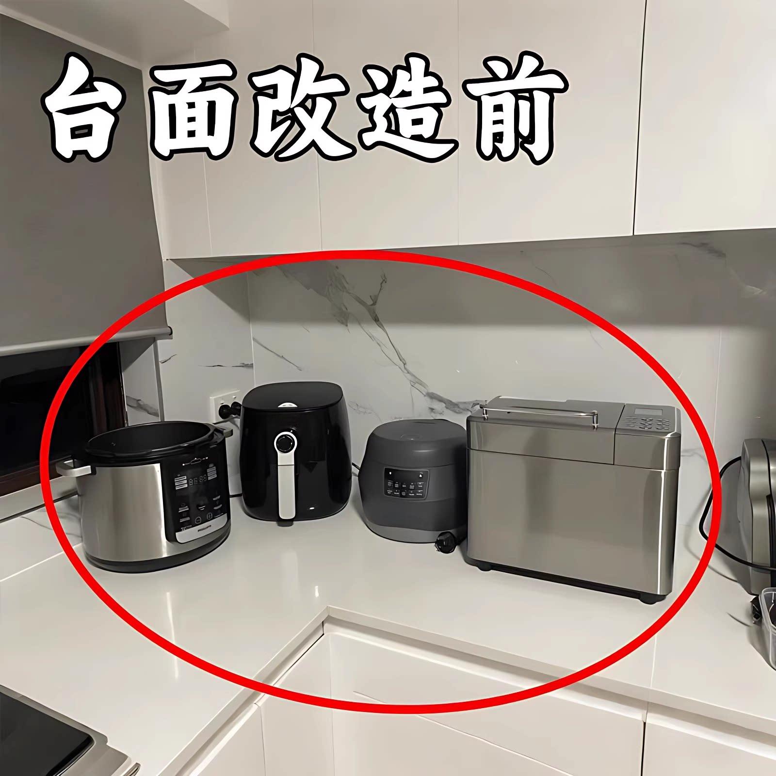厨房微波炉架置物架多功能多层架子烤箱收纳架家用台微波炉清洁器