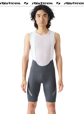 Slipstream 骑行裤短裤 Chase 黑色男款专业透气四季背带公路车裤