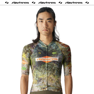 Slipstream 骑行服短袖 Prime 男士轻量透气速干公路车上衣隐石绿