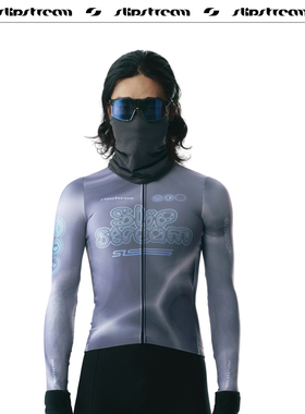Slipstream 长袖骑行服Exp男款秋冬抓绒保暖公路车防风上衣风暴灰