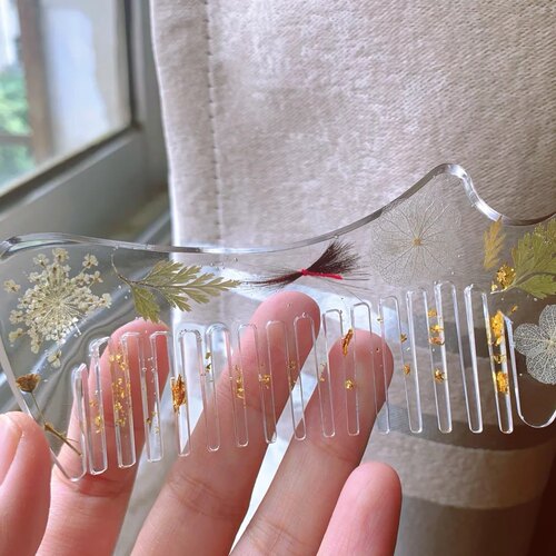 仙菲梦树脂滴胶梳子硅胶模具