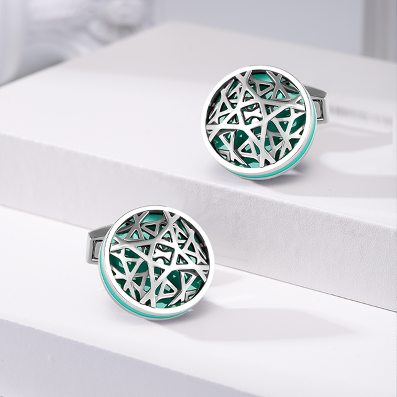 卢浮宫系列苍穹镂空袖扣男士礼物