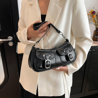 高级感复古小众腋下单肩包包女