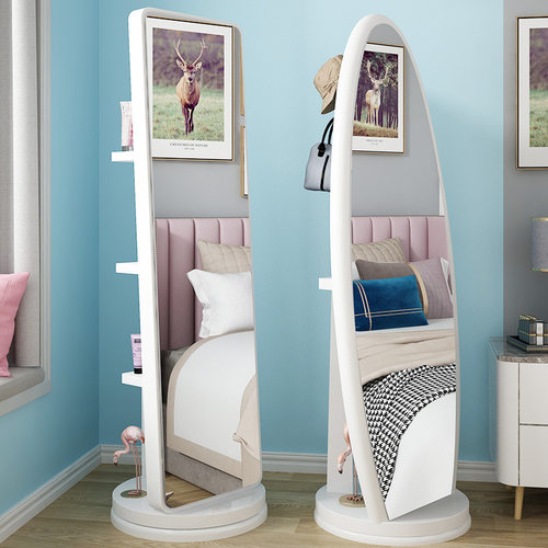 可旋转移动全身镜落地镜家用客厅