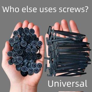 新型通芯钉扎扣汽车尼龙高强度抗老化塑料张紧器黑色紧紧器