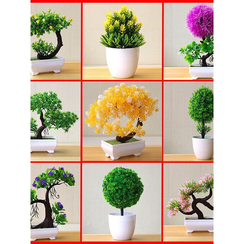 新款清明彷真松树清明节小摆件扫墓用品祭坟墓地墓碑前长青树随葬
