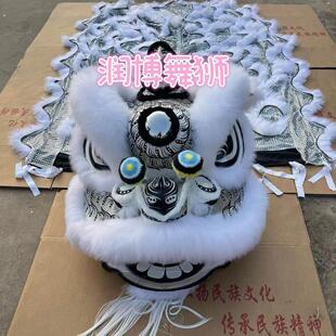 润博绘画醒狮头学生成人单人双人表演南狮醒狮一整套醒狮狮头