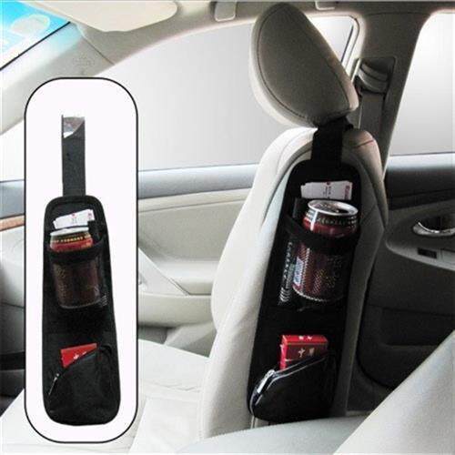 汽车座椅背侧袋车载多功能置物手机挂袋水杯架车用收纳杂物侧边袋