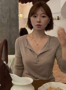 333sss 纸片人 巨显瘦天丝羊毛亲肤弹力T恤打底衫长袖上衣