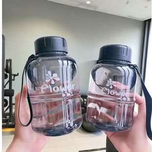 ins高颜值大容量男女运动健身太空杯泡茶夏季 防摔耐高温塑料水杯