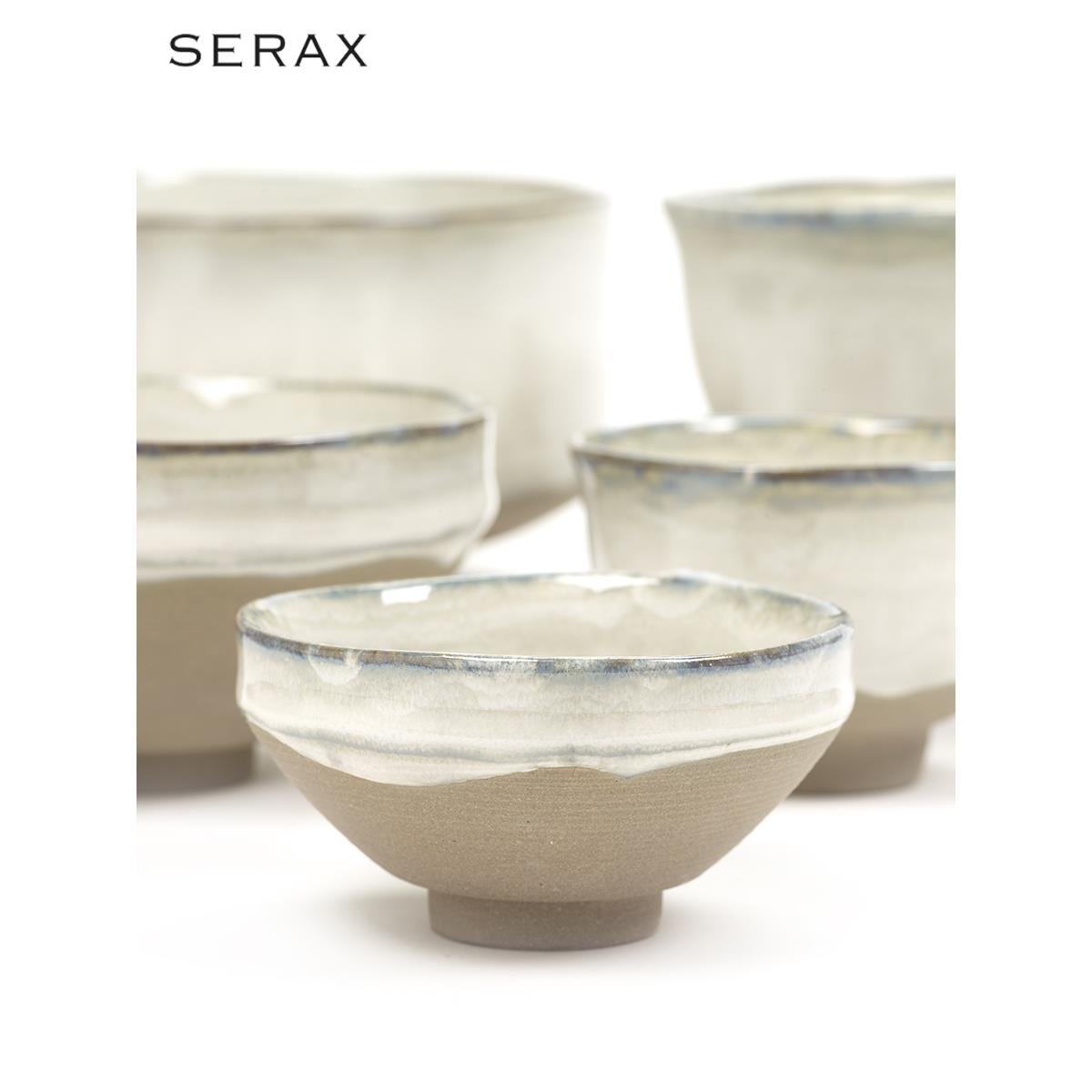 比利时Serax Merci联名款日式手工陶瓷饭碗粗陶碗家用小汤碗面碗