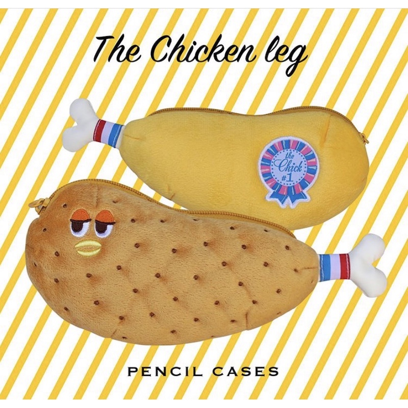 日本gladee鸡腿笔袋收纳手拿包