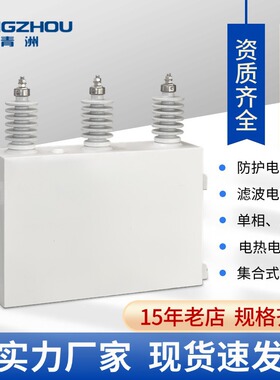 源厂直销议价供应 高压三相户内户外补偿并联电容器BFM11-100-3W