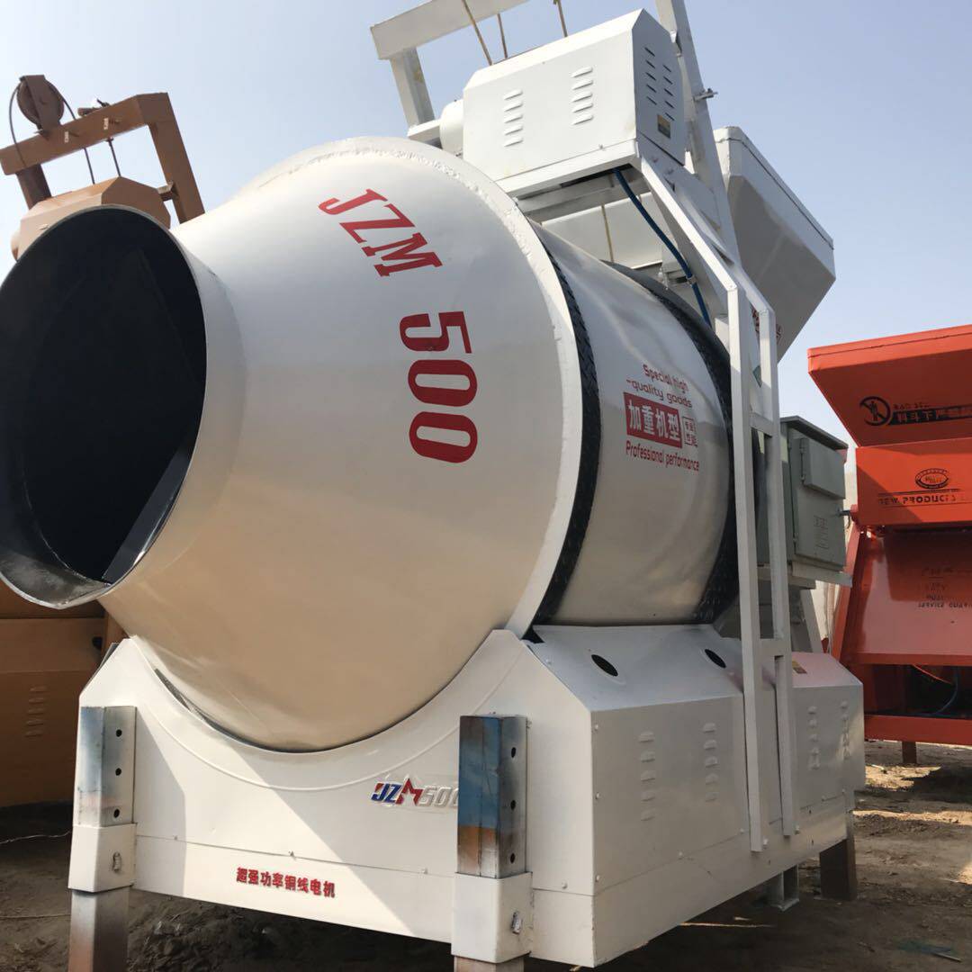 供应全自动商用砂浆搅拌机 jzm500混凝土搅拌机 工地滚筒式混料机
