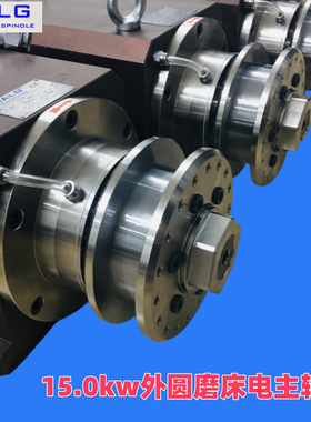 HALG海瀚珑精密外圆磨削电主轴适用螺杆龙门磨专用15.0kw磨头主轴