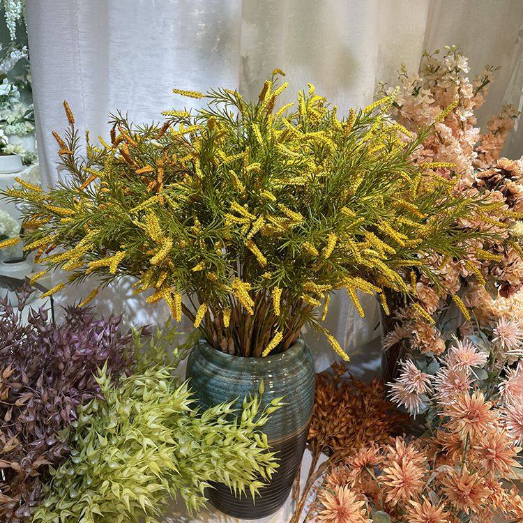 洋苏草鼠尾草软装插花配草手捧花婚庆装饰花艺自然风北欧仿真植物