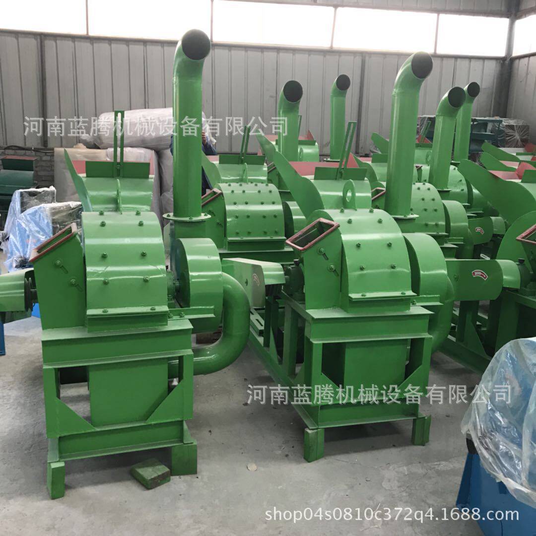 供应多功能树枝树叶粉碎机 双口边角料木材粉碎机 新型高效木屑机