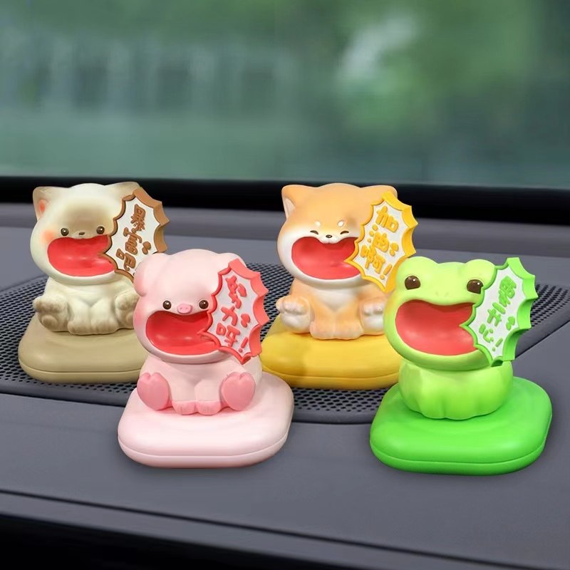 可爱小动物暴富发财猫咪车载摆件中控台装饰品桌面摆件创意工艺品,家居饰品,桌面摆件,淘宝优惠券,粉丝福利购,淘宝优惠卷