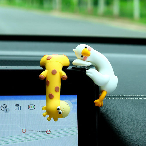 解压治愈情绪稳定车内显示屏摆件