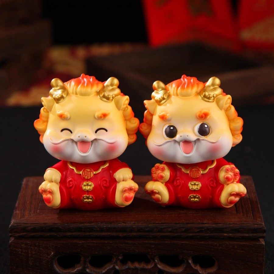新年摇头貔貅吉祥物风水玄学摆件玄关装饰客厅招财旺宅发财小物件