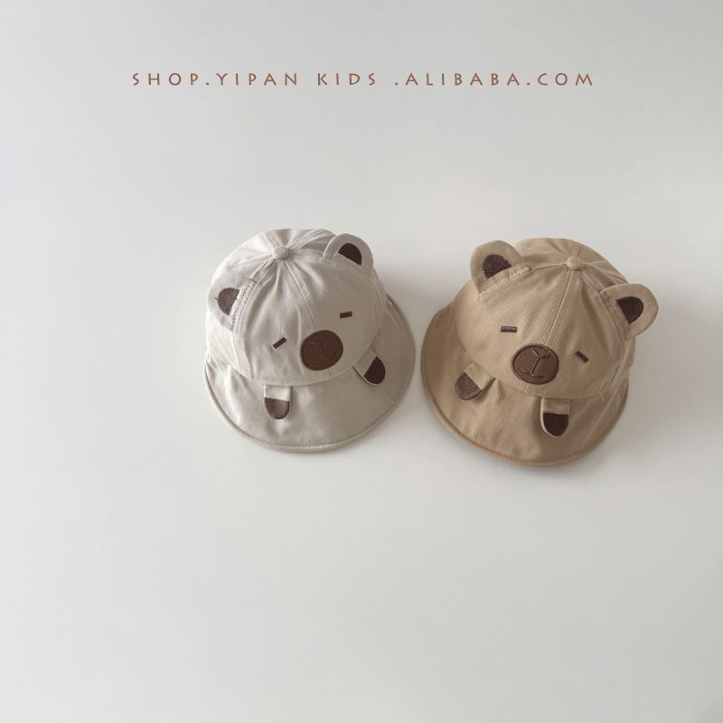 网红宝宝帽子春超萌卡通卡皮巴拉渔夫帽男女童大沿遮阳防晒盆帽