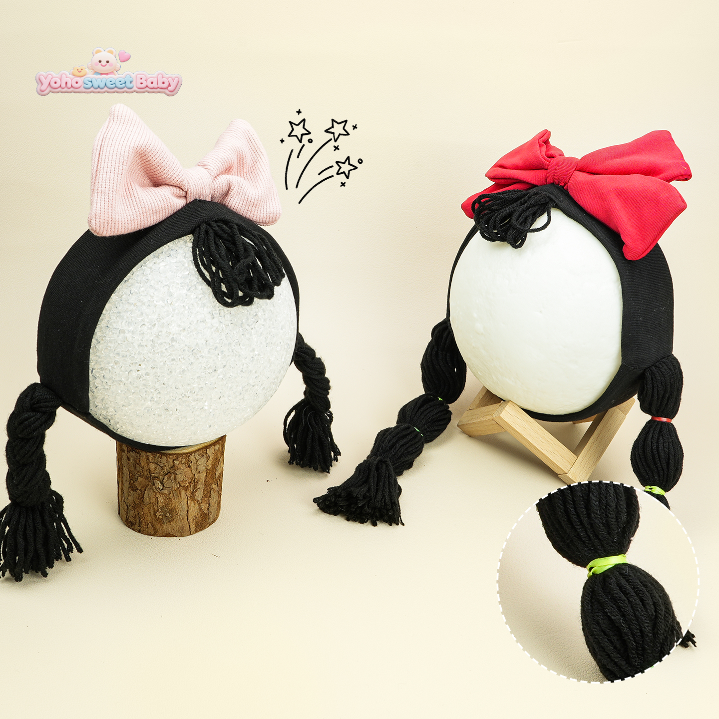 婴儿发带夏季薄款假发