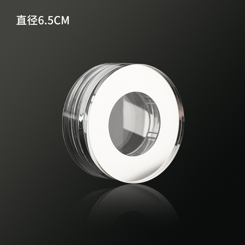 诺岩玻璃杯专用平面水晶玻璃杯盖