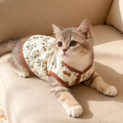猫咪衣服防静电纯棉冬季加厚保暖