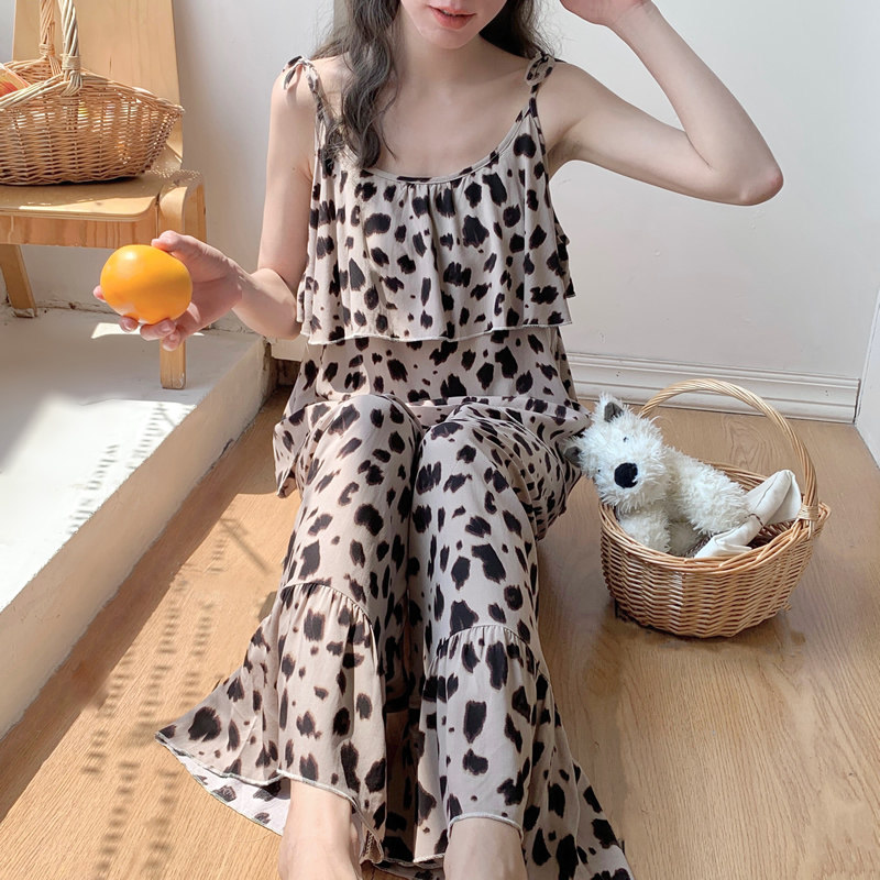 棉绸睡衣女款2026新款夏季吊带图片