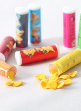 娃娃屋迷你桶装罐装薯片盒装饼干商店零食微缩食玩OB11模型diy