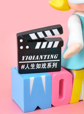 迷你仿真场记板娃娃屋装饰小道具
