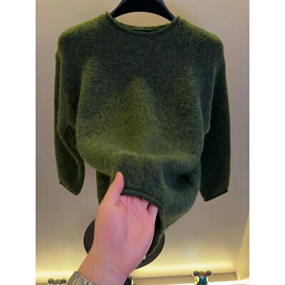 高档秋冬圆领针织衫毛衣男士简约时尚保暖打底衫百搭男装LO2501