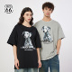 高街斑点夏季 短袖 t恤情侣款 ROUTE66美式 宽松潮流夏天半袖 上衣