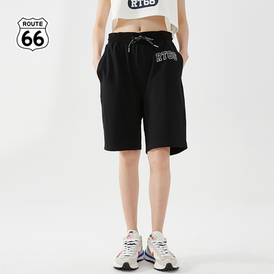ROUTE66五分裤男女同款简约短裤