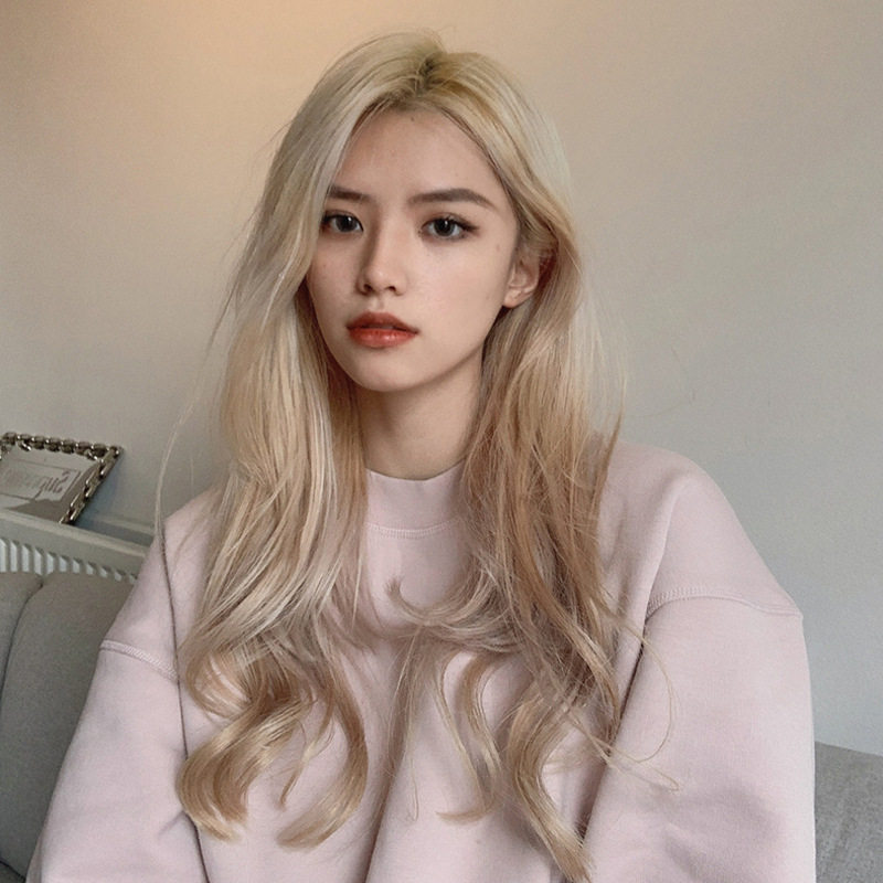 假发女欧美时尚中分大波浪长卷发
