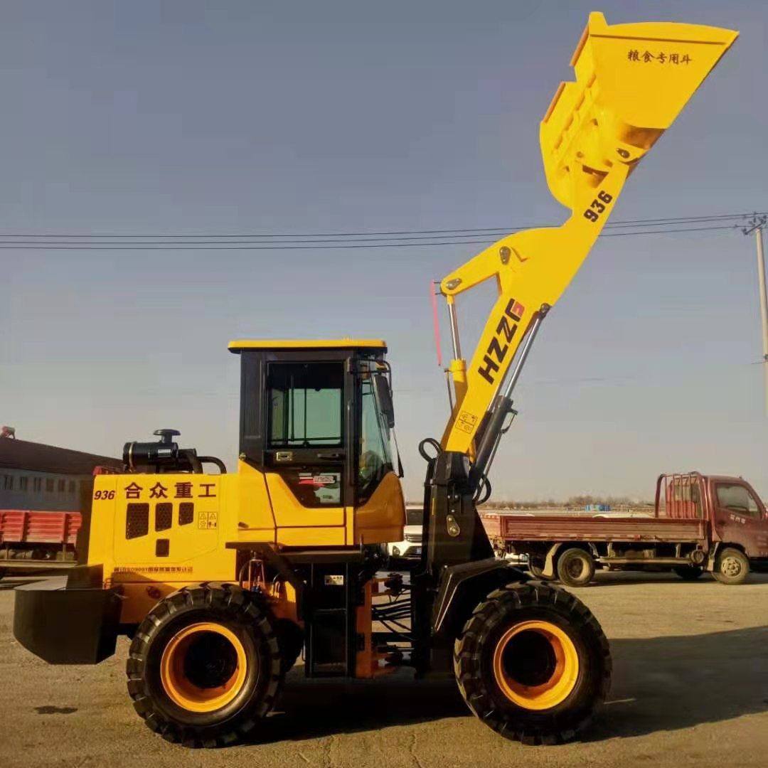 合众重工工程装载机938加长臂940涡轮增压铲车夹木机夹草机