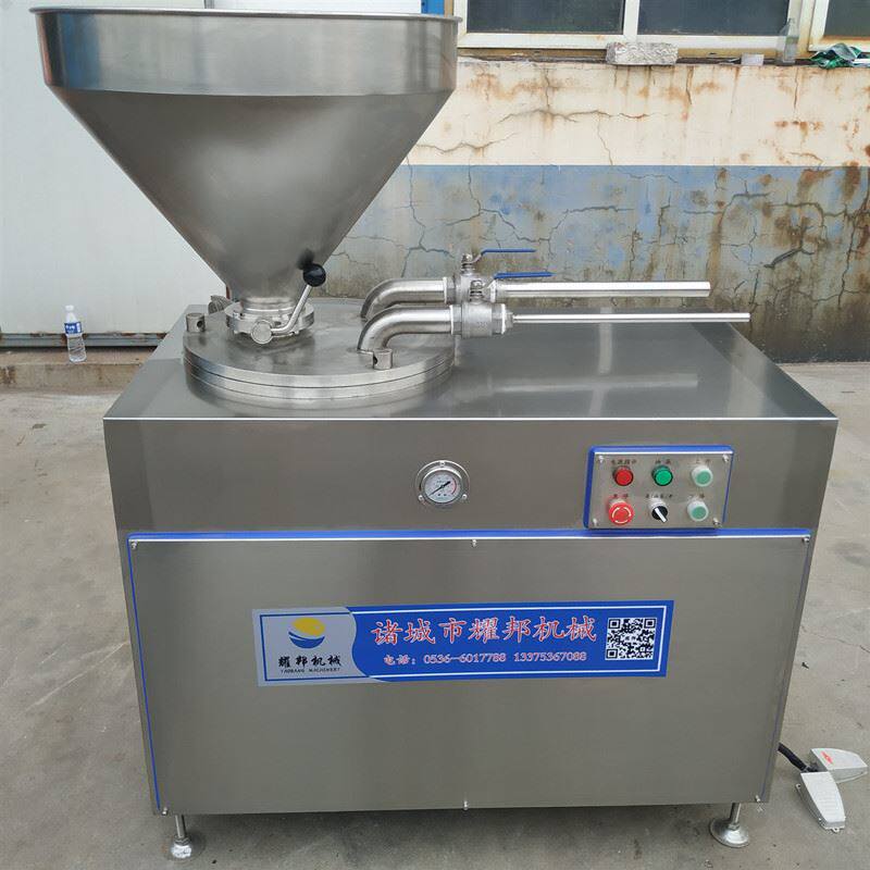大型全自动液压灌肠机 连续式灌香肠机器 食品厂台湾烤肠加工设备