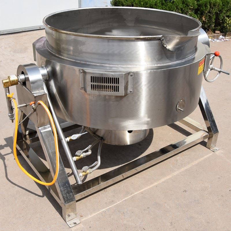 可倾斜蒸汽夹层锅 商用煮肉卤煮锅 大容量熬汤烧菜煮粥煮豆浆机器