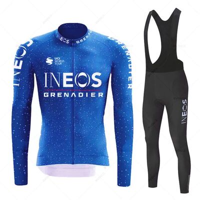 Ineos Grenadier Autumn Cycling Jersey Set Ropa Ciclismo Spri