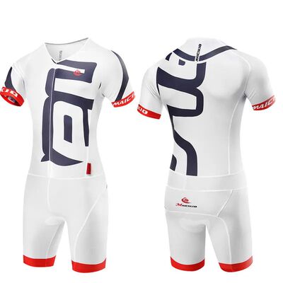 2024 Men's Professional Triathlon Clothes Short Sleeve Cycli