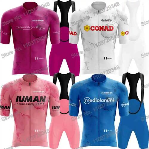 Italy Tour 2025 Cycling Clothing Summer Cycling Jersey Men's