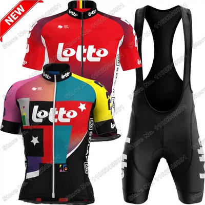 2025 Lotto Cycling Jersey Set Tour of Flanders Cycling Cloth