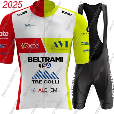 2025 Beltrami TSA Tre Colli Cycling Jersey Italy Men Short S