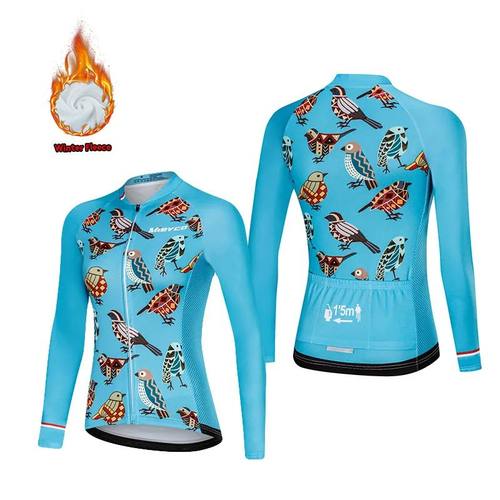 Winter Jacket Cycling Jersey Thermal Fleece Clothing Mountai