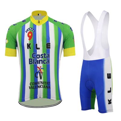 Cycling jersey set men short sleeve bike wear jersey set bib