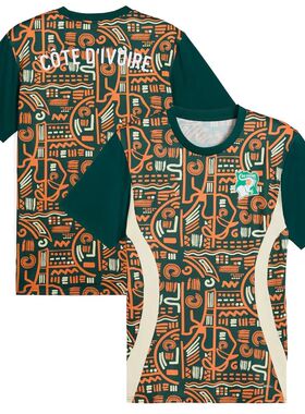 2025 Ivory Coast Football T Shirt Jersey Unisex New Summer O