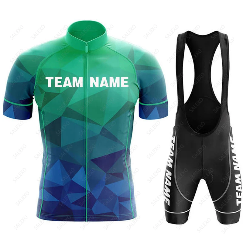 2024 Custom Team Name Bike Uniform Men Summer Cycling Jersey