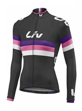 2025 LIV Cycling Jersey Women Long Sleeve Breathable Sport B